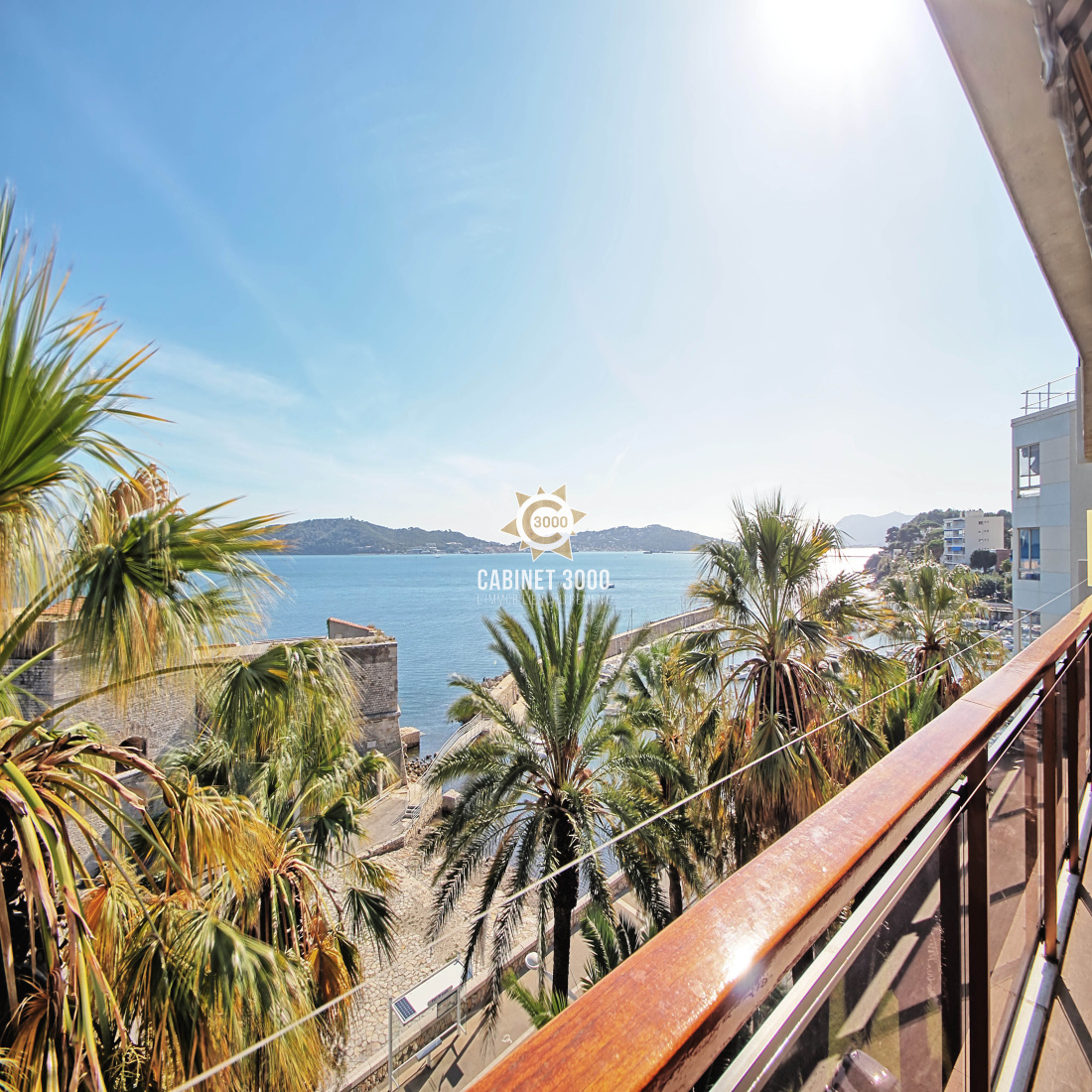 vente M1569 TOULON Le Mourillon Appartement T4 terrasse, vue mer